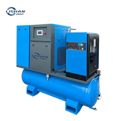 Compressore d'aria industriale a vite Slient 4 in 1